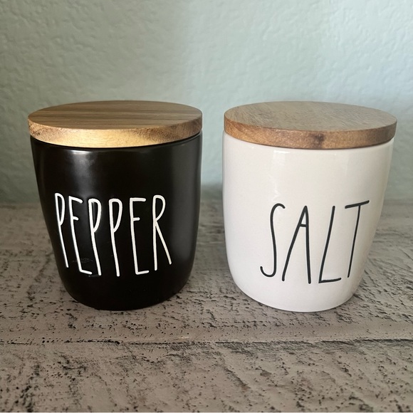 Rae Dunn Other - Rae Dunn Black & White Salt And Pepper Jars